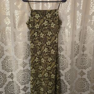 Charlotte Russe Paisley Print Midi Dress Size L